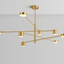 Loft Industry Modern - Brass Button Chandelier